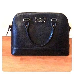 Black Kate Spade Round-top Bag